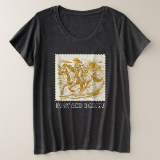 Cowgirl Grote Maat T-shirt