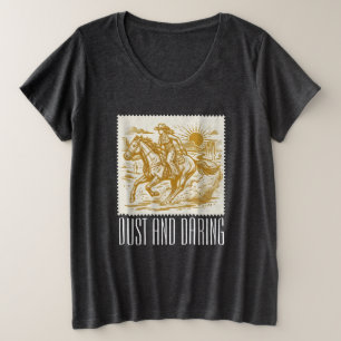 Cowgirl Grote Maat T-shirt