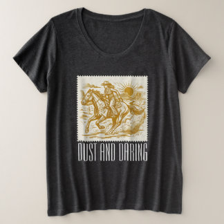 Cowgirl Grote Maat T-shirt