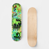 Cowgirl Grunge - Gepersonaliseerd Skateboard (Voorkant)