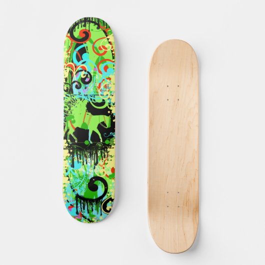 Cowgirl Grunge - Gepersonaliseerd Skateboard (Voorkant)