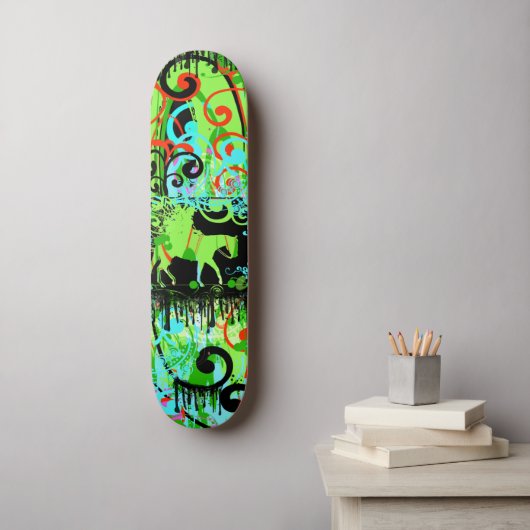Cowgirl Grunge Persoonlijk Skateboard (Muurkunst)