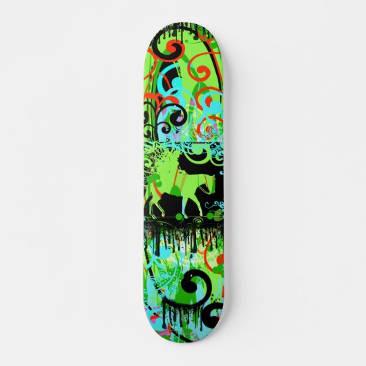 Cowgirl Grunge Persoonlijk Skateboard (Voorkant)