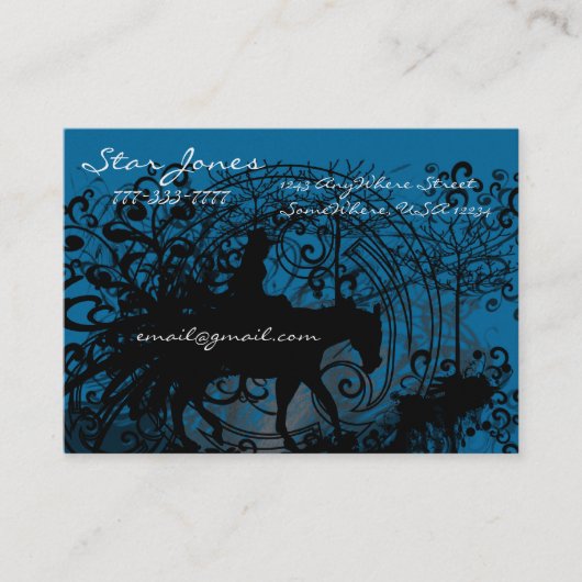 Cowgirl Grunge Visitekaartje (Voorkant)