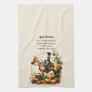 Cowgirl Herfst Theedoek