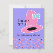 Cowgirl Hoed Dank Je Notitiekaartje (Voorkant)