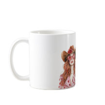 Cowgirl Hoed Rode Haar Roze Harten Zon Bril