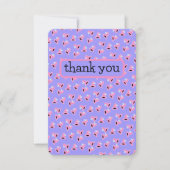 Cowgirl Hoed Verjaardagsfeestje Bedankkaart (Voorkant)