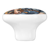 Cowgirl, "Ik heb dit." Lade handgreep Keramische Knop (Zijkant)