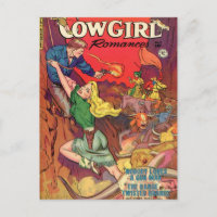 Cowgirl in een Groene Dress