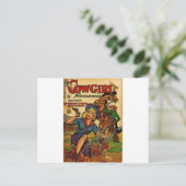 Cowgirl in het bereik briefkaart (Staand voorkant)