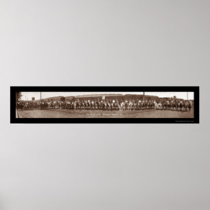 Cowgirl in OR Foto 1911 Poster