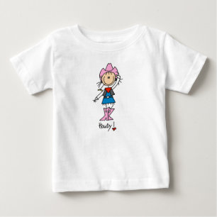 Cowgirl in roze T-shirts en cadeaus