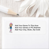 Cowgirl in roze T-shirts en cadeautjes Etiket (Insitu)