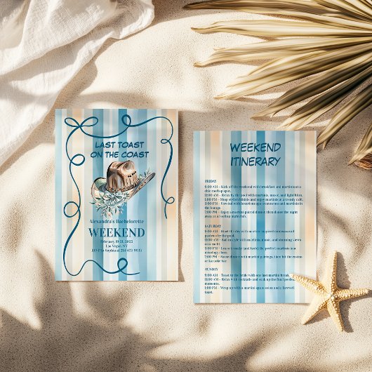 Cowgirl in Sunset Stripes Kaart