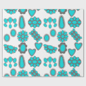 Cowgirl-inpakpapier Cadeaupapier (Vlak)