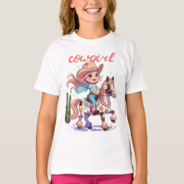 Cowgirl Joyride - Western avontuur met gevlekte pa T-shirt