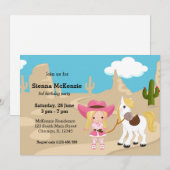 Cowgirl Kaart (Voorkant / Achterkant)