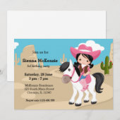 Cowgirl Kaart (Voorkant / Achterkant)