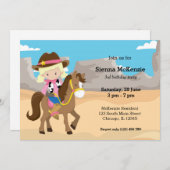 Cowgirl Kaart (Voorkant / Achterkant)