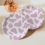 Cowgirl Koe Print Wild West Western Rodeo Party Papieren Bordje<br><div class="desc">Dit is een Cowgirl Koe Print Wild West Western Rodeo Party Paper Borden!</div>