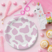 Cowgirl Koeienprint Wilde Westen Western Rodeo Fee Papieren Bordje (Feest)