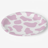 Cowgirl Koeienprint Wilde Westen Western Rodeo Fee Papieren Bordje (Gekanteld)