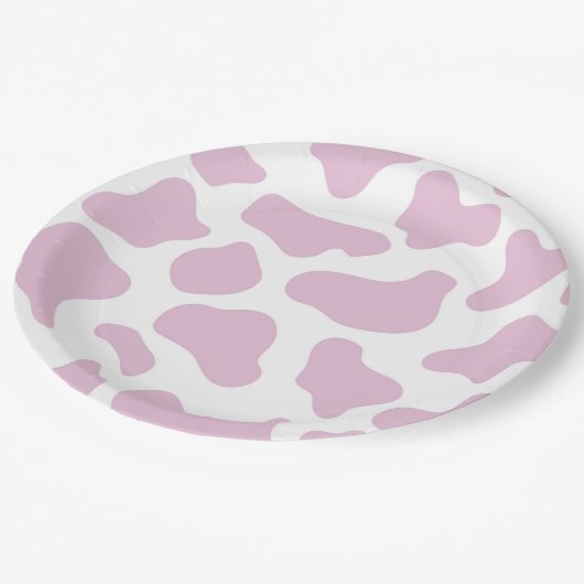 Cowgirl Koeienprint Wilde Westen Western Rodeo Fee Papieren Bordje (Gekanteld)