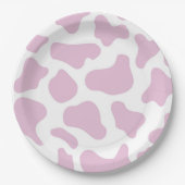 Cowgirl Koeienprint Wilde Westen Western Rodeo Fee Papieren Bordje (Voorkant)