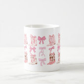 Cowgirl Laarzen en Bows Coquette Mok Esthetisch (Center)