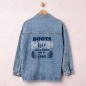 Cowgirl Laarzen en Kant Denim Jacket (Hangar)