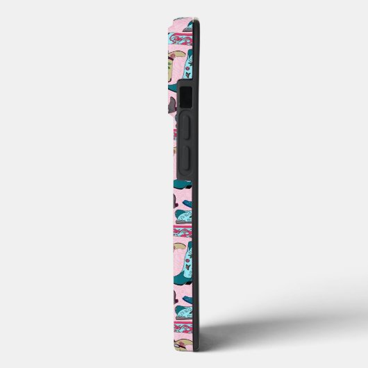 cowgirl laarzen op roze Case-Mate iPhone case (Achterkant / Links)