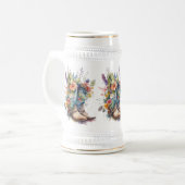 Cowgirl-laarzen Persoonlijk Bierpul (Voorkant links)