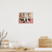 Cowgirl laarzen Print (Keuken)
