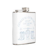 Cowgirl-laarzen voor een westerse vrijgezellenfees heupfles (Rechts)