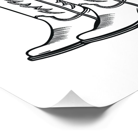 Cowgirl-laarzen voor een westerse vrijgezellenfees perfect poster (Hoek)