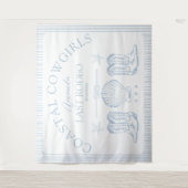 Cowgirl-laarzen voor een westerse vrijgezellenfees wandkleed (Voorkant)