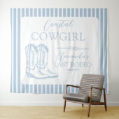 Cowgirl-laarzen voor een westerse vrijgezellenfees wandkleed (In Situ (horizontaal))