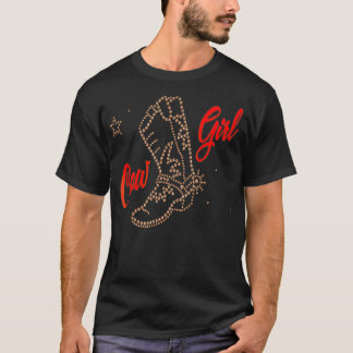Cowgirl laarzen Western Meisje Land T-shirt