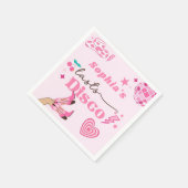 Cowgirl Laatste Disco Bachelorette Ruimte Roze Fee Servet (Hoek)