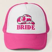 Cowgirl Laatste Rodeo Bachelorette Bruid Trucker Pet (Voorkant)
