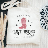 Cowgirl Laatste Rodeo Bachelorette Feest Tote Bag