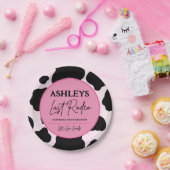 Cowgirl Laatste Rodeo Gepersonaliseerde Party Bord (Feest)