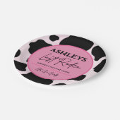 Cowgirl Laatste Rodeo Gepersonaliseerde Party Bord (Gekanteld)