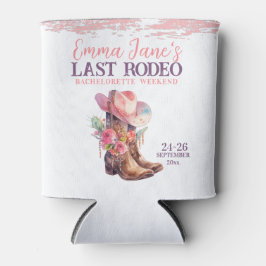 Cowgirl Laatste Rodeo Roze Bachelorette Blikjeskoeler