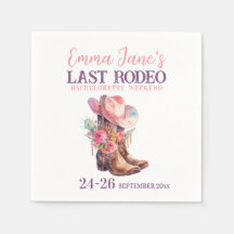 Cowgirl Laatste Rodeo Roze Bachelorette