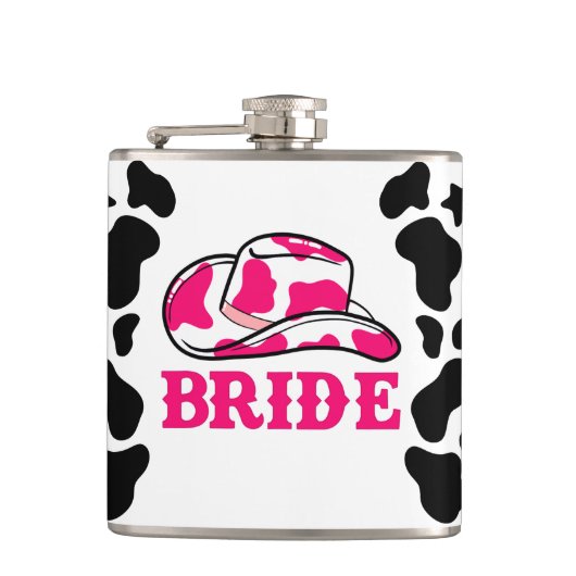 Cowgirl Laatste Rodeo Vrijgezellenfeest Heupfles (Voorkant)