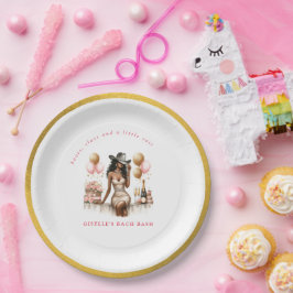 Cowgirl Laatste Rodeo Westerse Bachelorette Feest Papieren Bordje