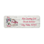 Cowgirl Label (Voorkant)