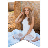 Cowgirl Land Western Foto Afstuderen Vlaggetjes (Tweede vlag)